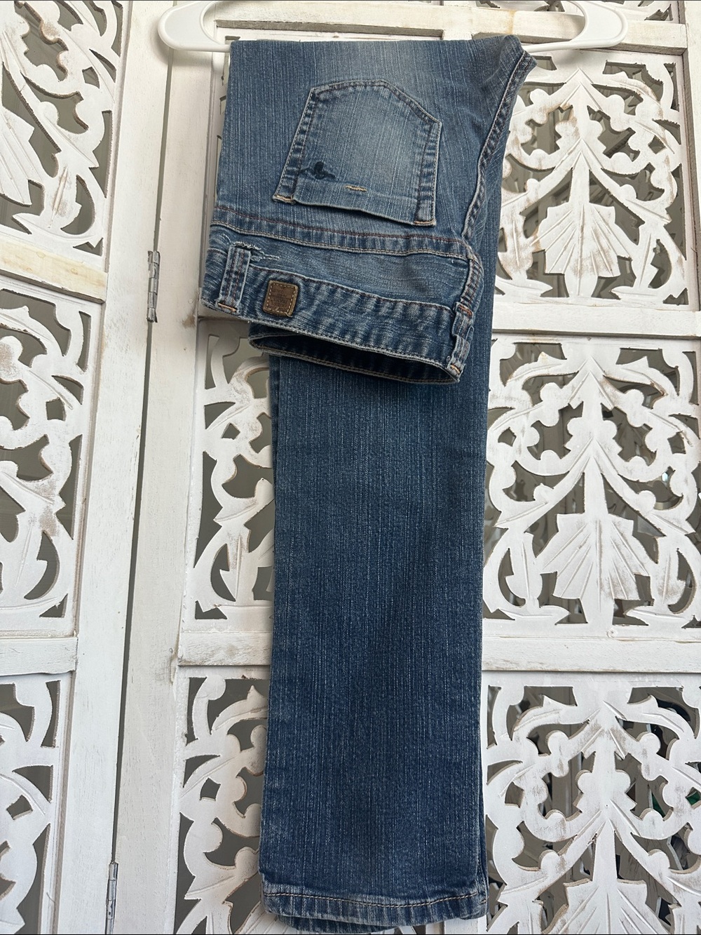 Vintage Guess, Women’s, ‘Daredevil’ Blue Skinny Leg Jeans